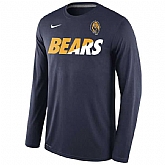 Cal Bears Nike Team Legend Long Sleeve Performance WEM T-Shirt - Navy Blue,baseball caps,new era cap wholesale,wholesale hats